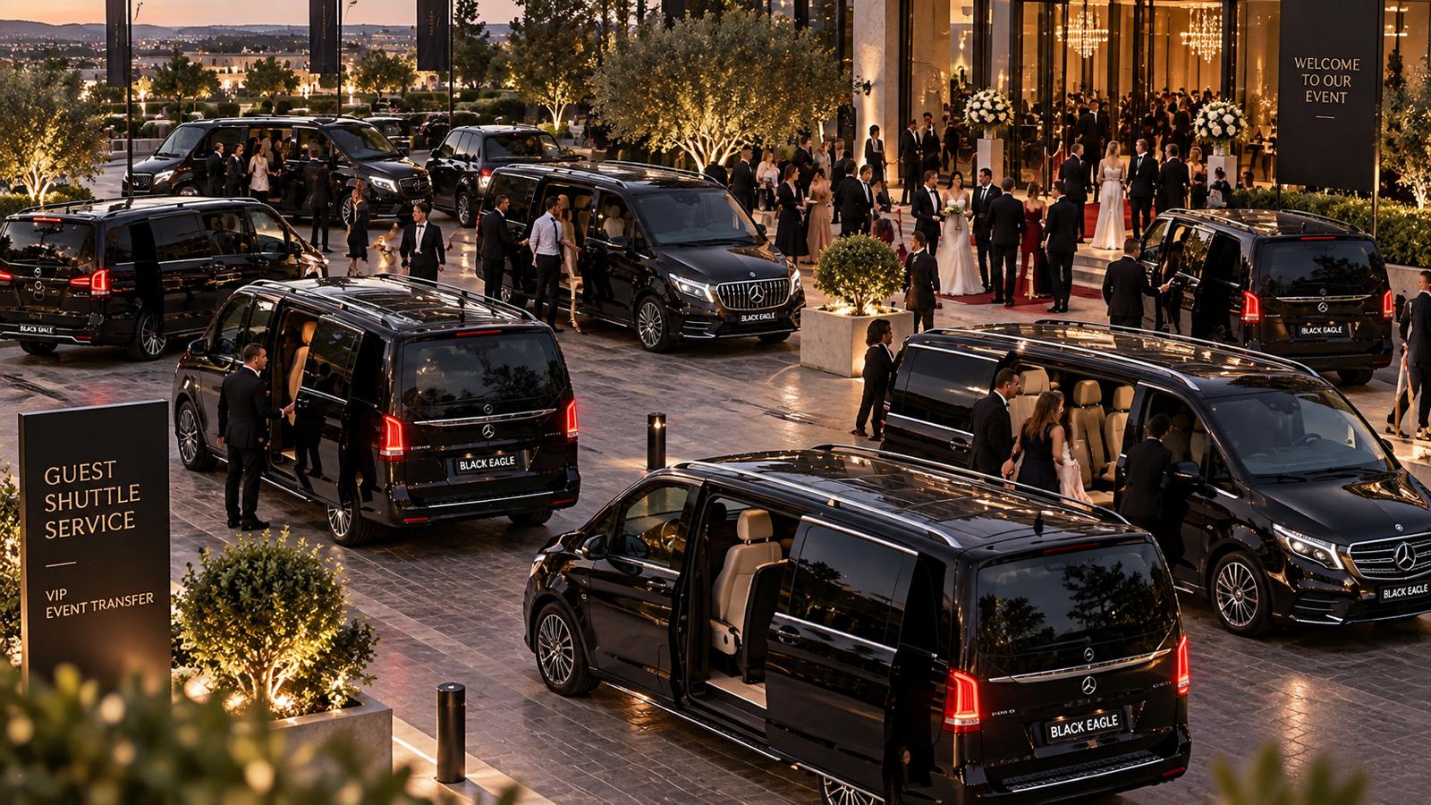 Event- und Shuttle-Service Wien – Minivans mit Chauffeur für Hochzeiten und VIP-Events