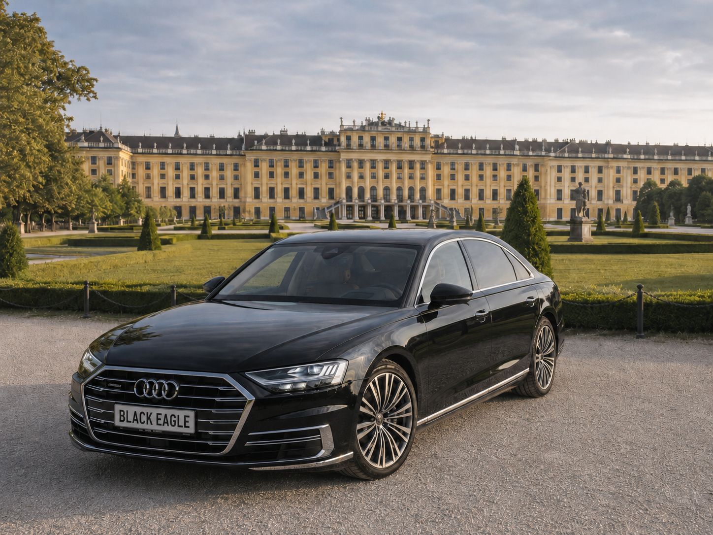 Black Eagle – Business-Limousine vor Schloss Schönbrunn